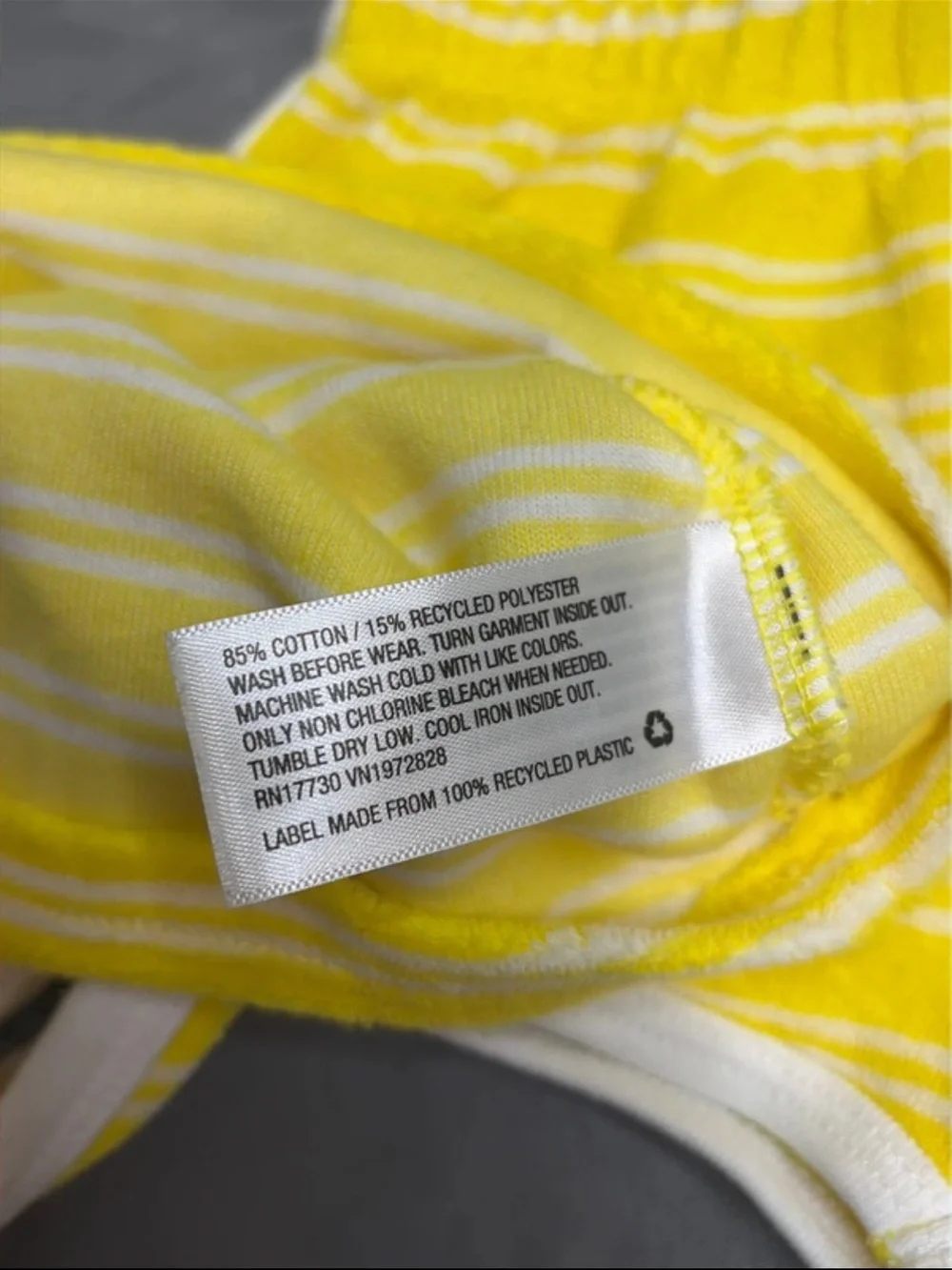 Cat & Jack Yellow Striped Tank Top and Shorts Set